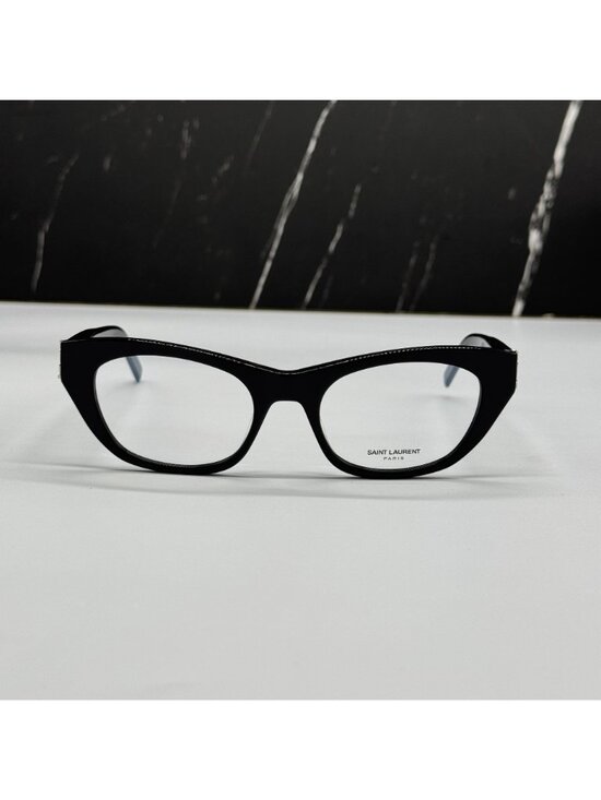 Saint Laurent SL M80 001 Black Cat Eye Women Eyeglasses Authentic NEW main image 6
